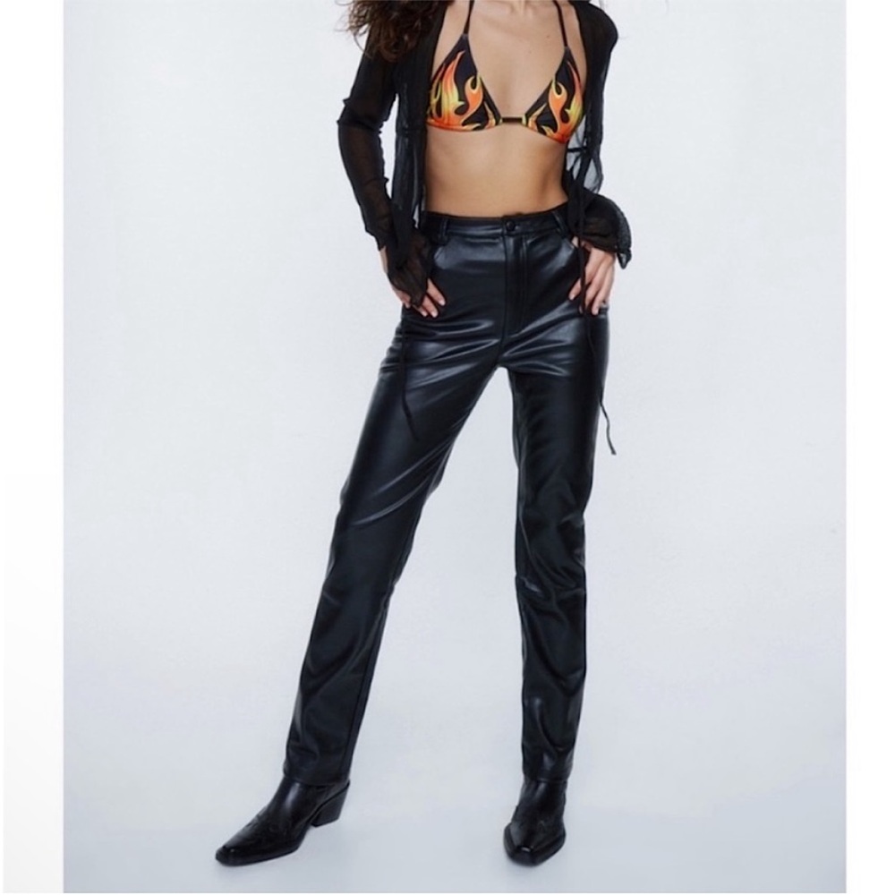 Nasty Gal Vegan Leather Pants